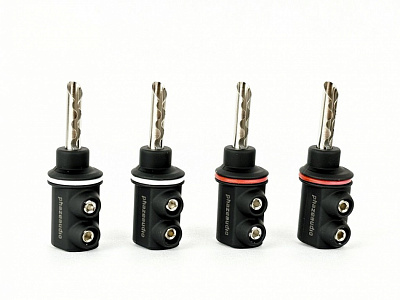 Разъёмы Phaze Audio SpPLUG RO чёрный тип «банан» комплект 4 шт (2 цвета)