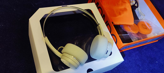 Накладные Bluetooth наушники Mondo by Defunc On-Ear, цвет - серый Накладные Bluetooth наушники Mondo by Defunc On-Ear, цвет - серый