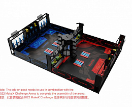 Ресурсное соревновательное поле Makeblock 2024 MakeX Challenge arena upgrade kit - Energy innovator