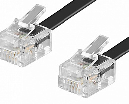 Кабель 6P6C RJ25 cable-20cm (4шт.)