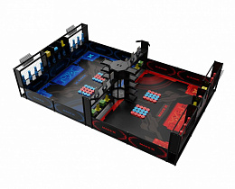 Соревновательное поле Makeblock 2024 MakeX Challenge Ultimate Winner Arena and Frame