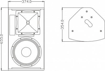 Пассивная 2-полосная акустическая система FDB LH12II Пассивная 2-полосная акустическая система FDB LH12II