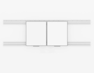 Рельсовая система PolyGlide Boards Slide Lite для дисплеев 65", 75" (Р-маркер) с доп.рельсом