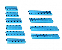 Ресурсный набор коротких балок Short Beam 0824 Robot Pack-Blue