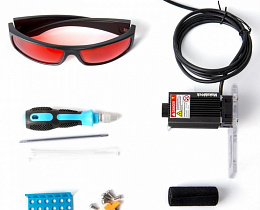 Ресурсный набор для плоттера 445nm 1600mW Blue Laser Components Engraver  Pack